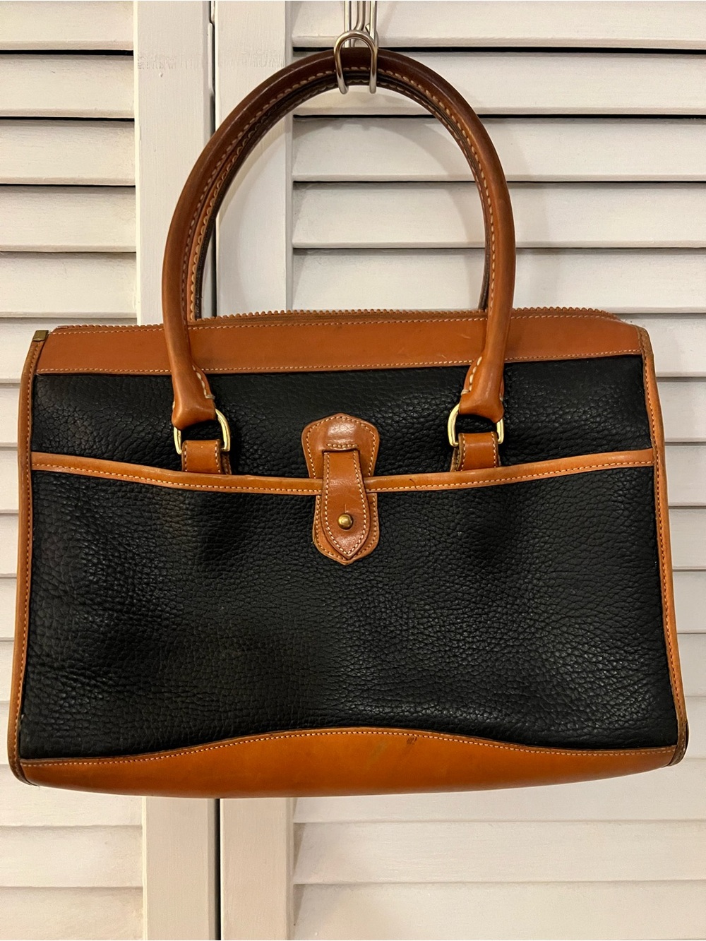 Dooney & Bourke All-Weather Leather business/satchel bag, made in USA